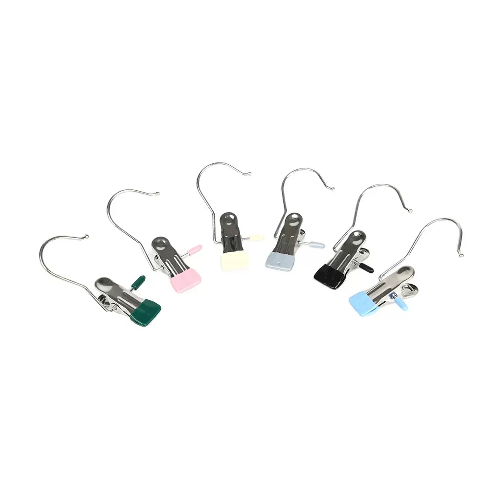 挂钩夹子无痕毛巾帽子袜子防风裤夹带钩收纳夹晾衣工厂批发晾晒夹