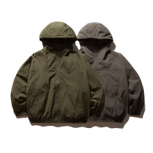 城市凡品 2024冬季新款日系立领纯色羽绒服宽松休闲保暖外套