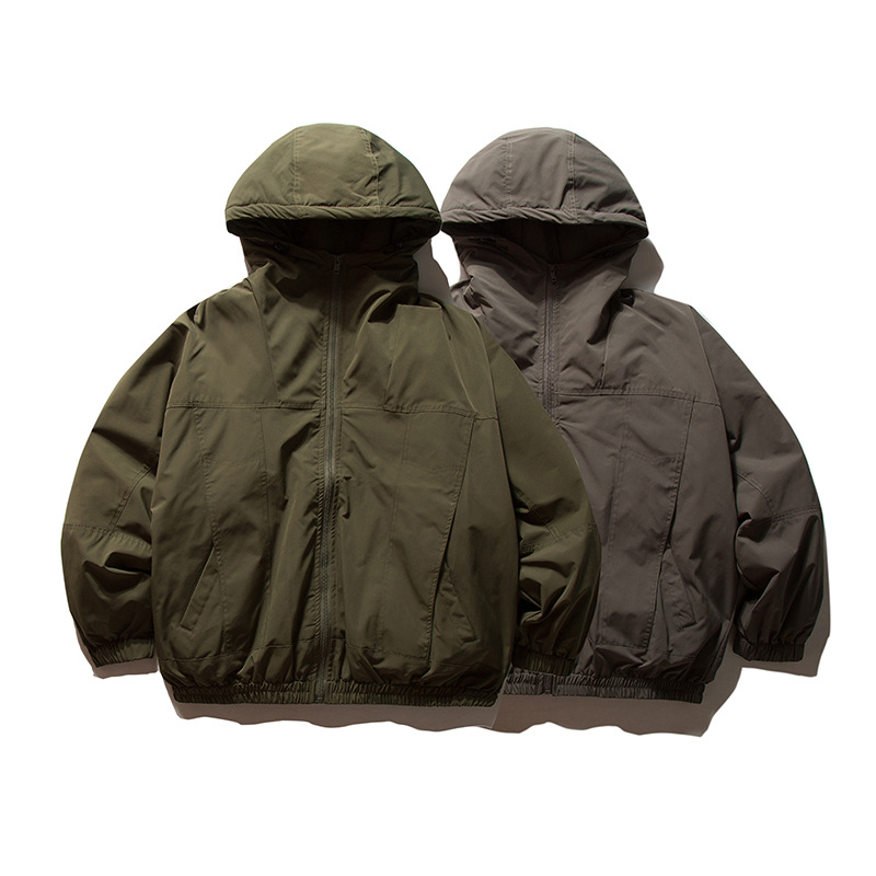 城市凡品 2024冬季新款日系立领纯色羽绒服宽松休闲保暖外套