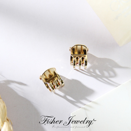 Jin Chen Style Princess Hairstyle Small Claw Clip Mini Metal Hair Clip Side Bangs Clip Forehead Hair Accessory