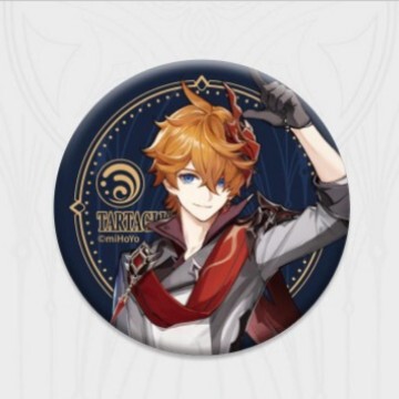 スポット正規品原神テーマ/縦絵シリーズ缶バッジバーピースカラー紙ペンダント人形|undefined