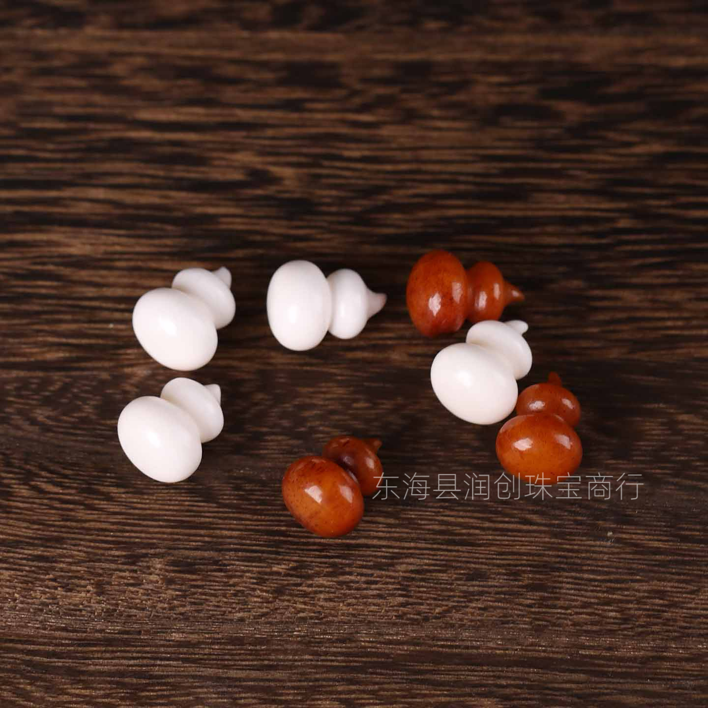 Xizang-style high-quality porcelain camel bone gourd DIY Buddhist bead bracelet accessories, side-hanging beads, and accessories