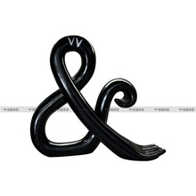 家居现代酒柜招财装饰摆件轻奢高档客厅电视墙2024新款高端软装