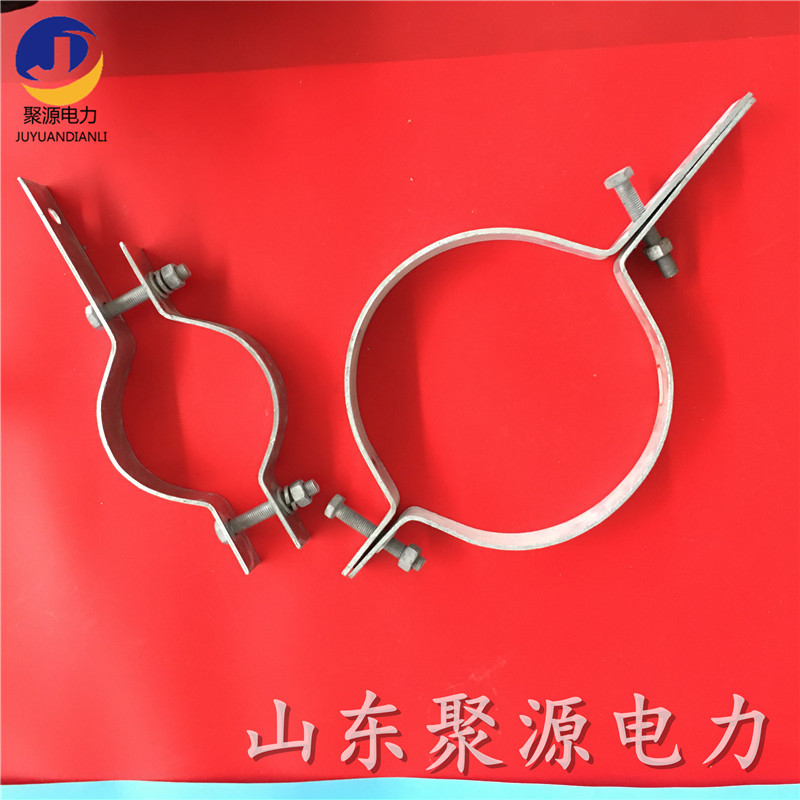 厂家生产供应热镀锌U型抱箍卡盘抱箍电线杆水泥杆管道卡子单长尾