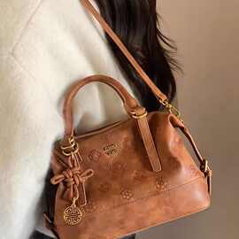 南风复古女包千秋诉通勤托特包包大容量百搭手提包单肩斜挎包外出