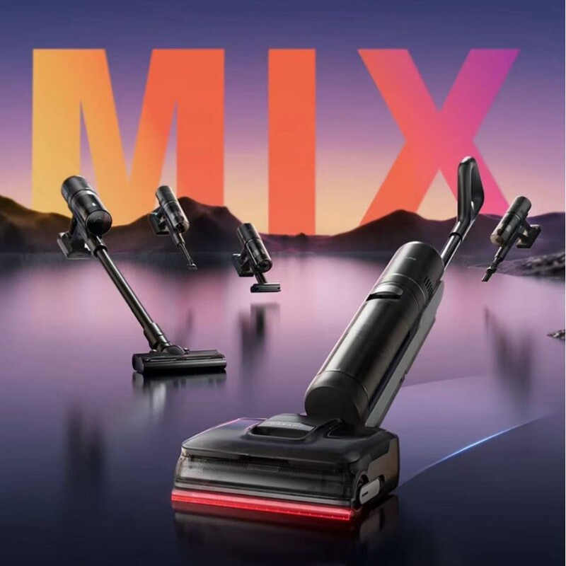 Dreame T50Mix Floor Washing Machine All-In-One Wireless Vacuum Cleaner Mite Remover Washing Machine with Integrated Washing, Mopping, Vacuuming, and Drying Functions