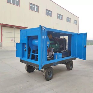 Municipal site large pipeline dredging machine 1.2 meters large pipeline dredging cleaning equipment high pressure cleaning machine manufacturers