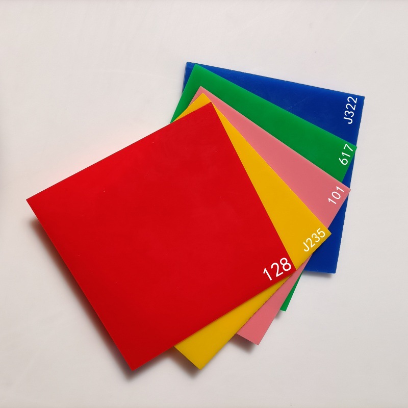 3-5mm不透明亚克力彩色PMMA塑料板雕刻CNC切割来图打孔UV印刷制作