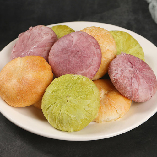 Rose flower cake casual pastry purple sweet potato shortbread food gift box 960g/box rose flower cake gift box