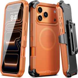 OTT中性实色三防磁吸手机壳适用iPhone17ProMax磨砂保护套苹果16