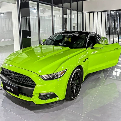 Auto Color Change Film — Wrap, Car Film Color Change Package - apple-green-nationwide-installation-included-default-item