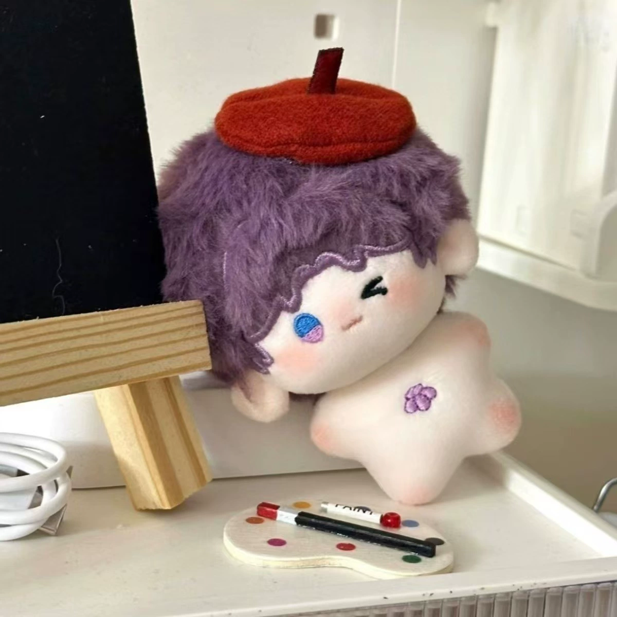 Cotton doll, woven materials set, DIY, starfish, Birthday gift
