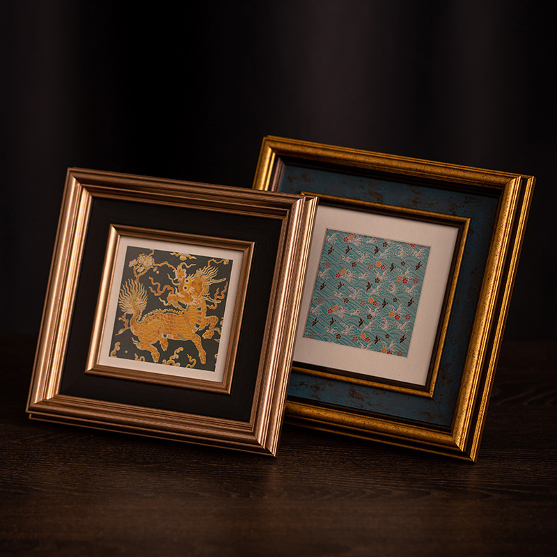 European-Style Retro Light Luxury Photo Frame, Empty Frame for Tabletop Display, Photo Wall Decoration Frame, High-End Feel, Forbidden City Cultural and Creative Display Frame European-Style Retro Light Luxury Photo Frame, Empty Frame for Tabletop Display, Photo Wall Decoration Frame, High-End Feel, Forbidden City Cultural and Creative Display Frame