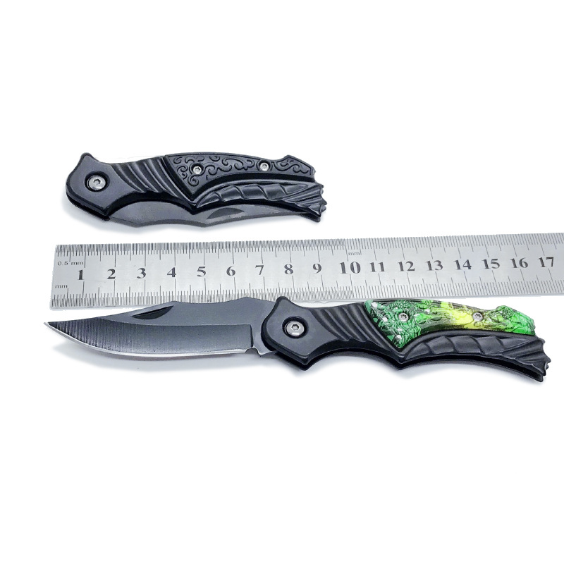 户外折叠刀 户外求生小刀 刀具 彩色折刀 小刀 水果刀 户外刀