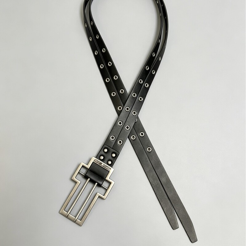 Fashionable Double-Pin Buckle Belt, Trendy Punk Style, Unisex Jeans Belt, Dark Style, Wasteland Style, Rock Style Fashionable Double-Pin Buckle Belt, Trendy Punk Style, Unisex Jeans Belt, Dark Style, Wasteland Style, Rock Style