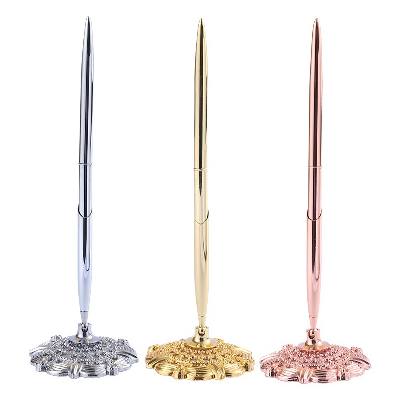 Fashion New Metal Ballpoint Pen plum stand table pen creative table pen ballpoint pen
