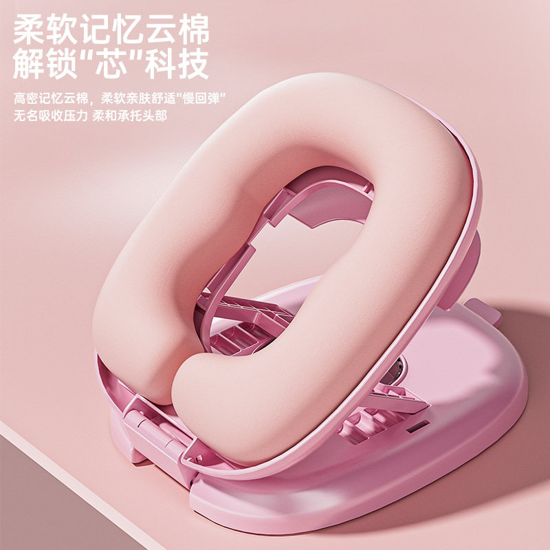 新款儿童午睡枕学生趴桌子睡觉教室午休便携趴趴枕头折叠午睡神器|undefined