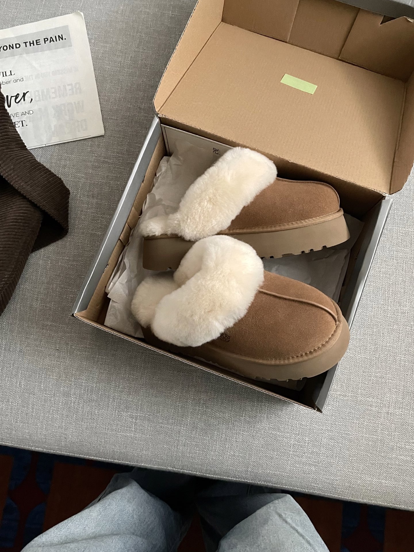 Stivali da neve corti in pelle di pecora con fodera in pile 2025 autunno inverno cotone caldo ispessito scarpe da donna con rialzo_voghion.com