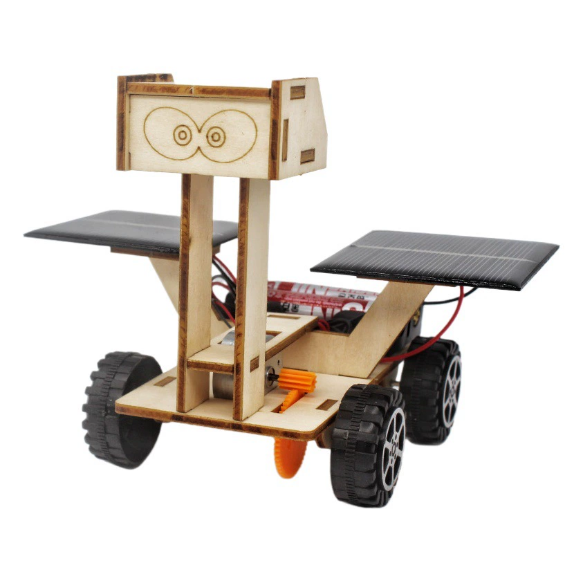 Солнечная технология лунного ровера небольшое производство детей DIY ручная сборка модель Педиатрия стволовое образование
