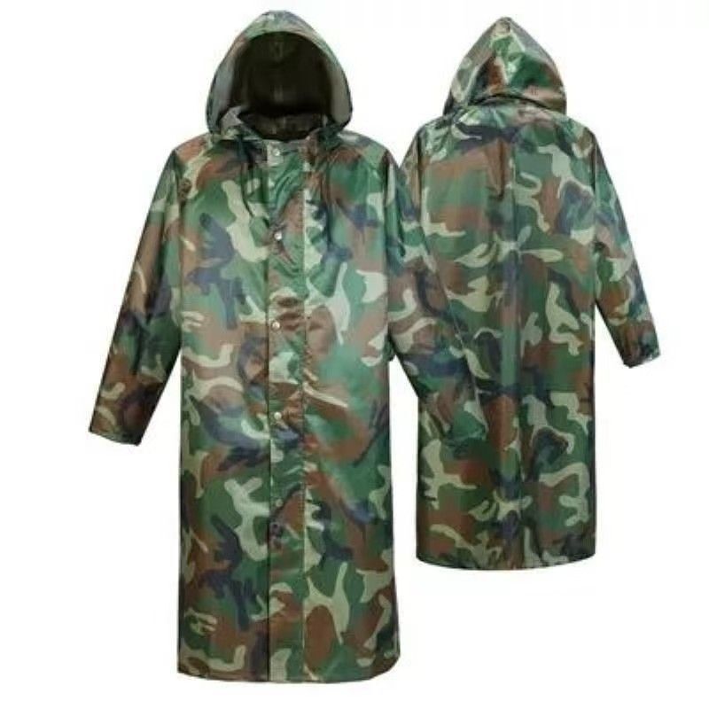 Large Floral Camouflage Raincoat, Long Full-Body Rainwear for Adults, Thickened and Enlarged for Hiking, Labor Protection, Construction Site, Outdoor Waterproof Poncho Large Floral Camouflage Raincoat, Long Full-Body Rainwear for Adults, Thickened and Enlarged for Hiking, Labor Protection, Construction Site, Outdoor Waterproof Poncho