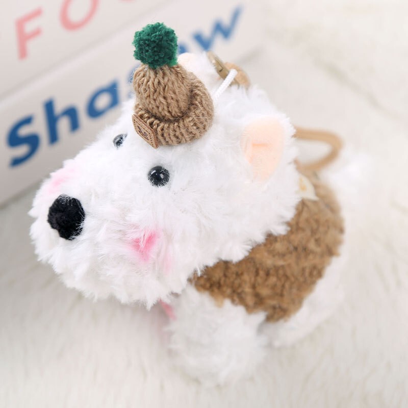 かわいい子犬ペンダントウエストハイランド犬ぬいぐるみおもちゃ人形バックパックキーホルダーペンダントガールフレンドギフト|undefined