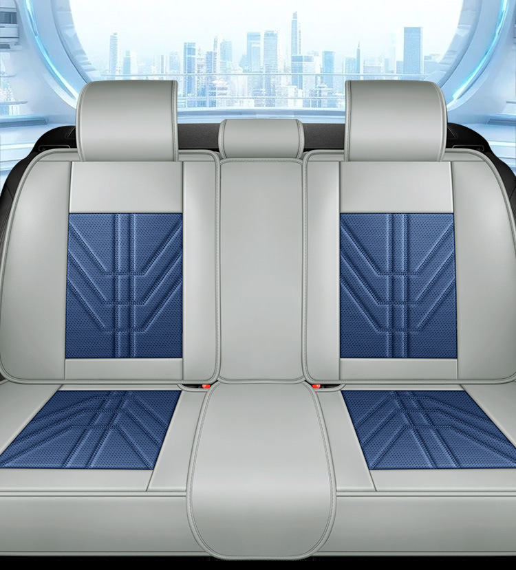 Popular Cross-Border Full Leather Car Seat Cushions, Four-Season Cushions, Universal Models, Car Supplies, Seat Cushions, Seat Covers, Wholesale Foreign Trade