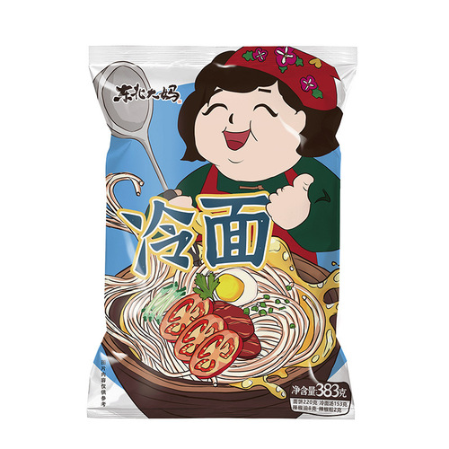 New cold noodles 383g authentic Northeast grandma cold noodles vacuum Yanji flavor instant Korean cold noodles wholesale