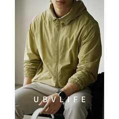 【UPF50+防晒服】轻量化透气速干外套男士2025春夏户外运动连帽衫