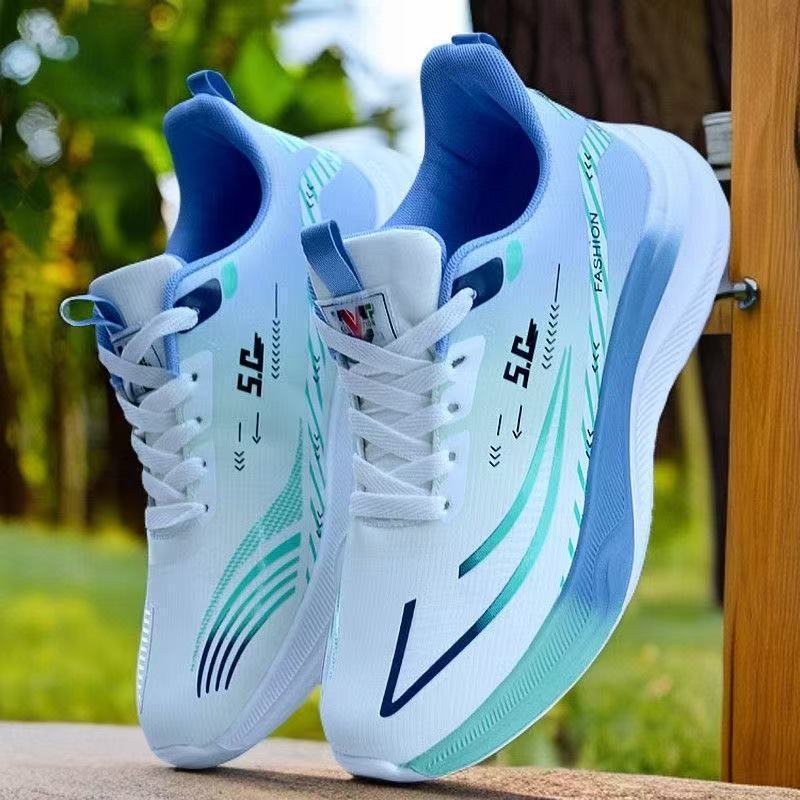 Men's For Spring Summer, Cross-border Soft-soled Running Comfortable And Breathable Student Mesh Men's Casual Shoes,_vogvips.com