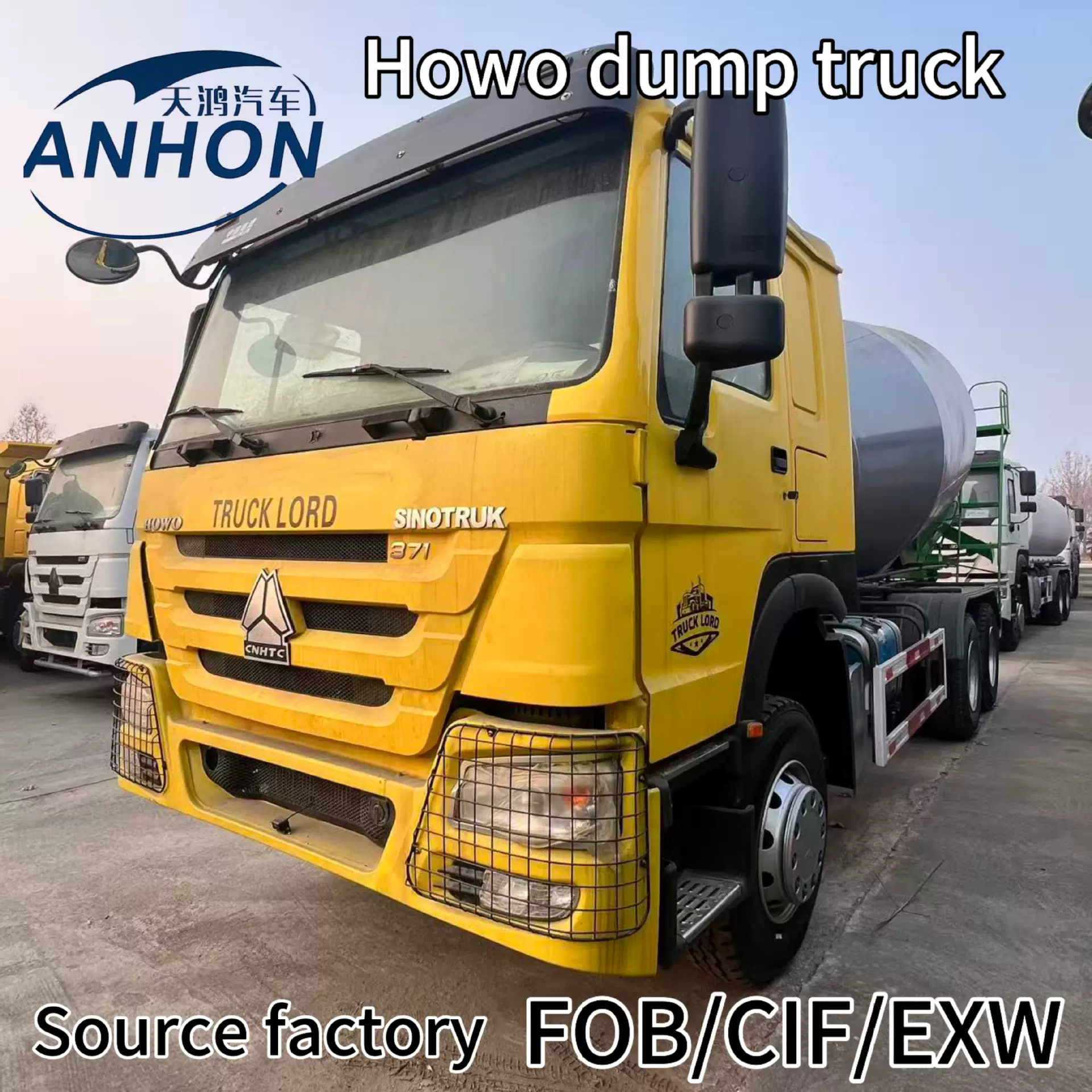 跨境出口非洲重汽豪沃6x4混凝土搅拌车HOWO6X4商混水泥12立方运输