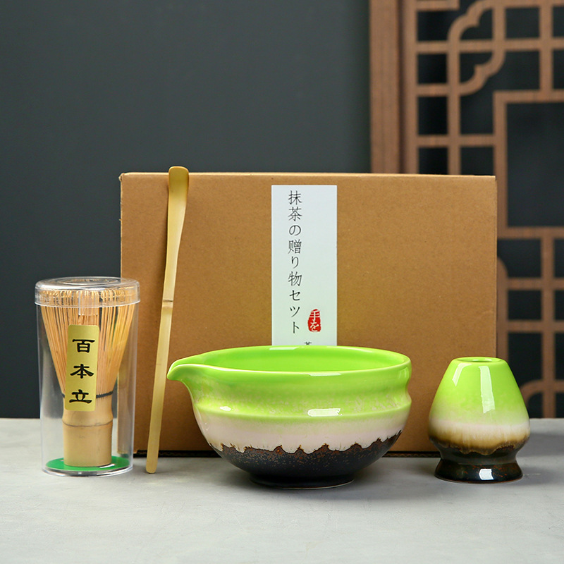 Cepillo de té de matcha de 100 centavos de matcha