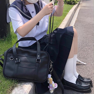 跨境日系JK包制服包二次元斜挎通勤包简约学院风大容量手提女-阿里巴巴