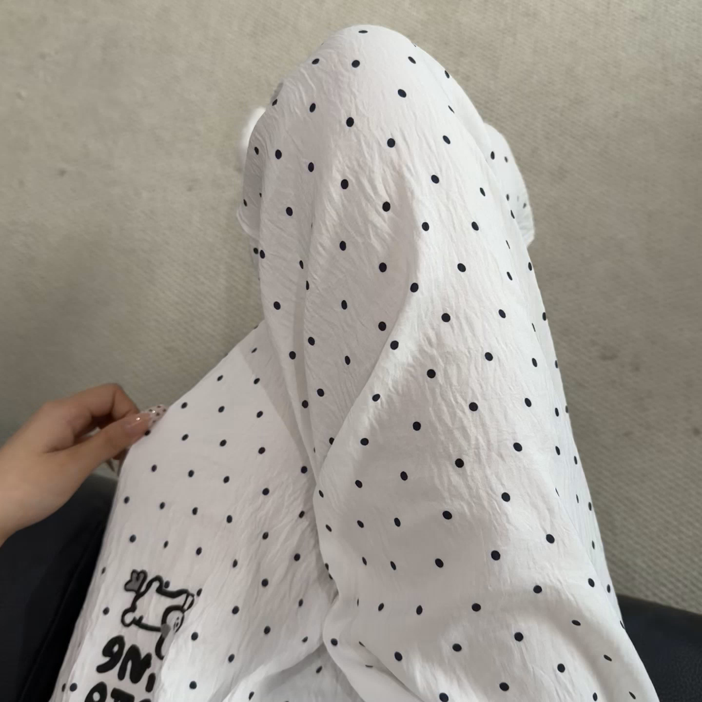 Primavera y verano · Pantalones de pijama casuales para mujeres pantalones a prueba de mosquitos rojos en línea 2025 nuevos pantalones caseros para llevar