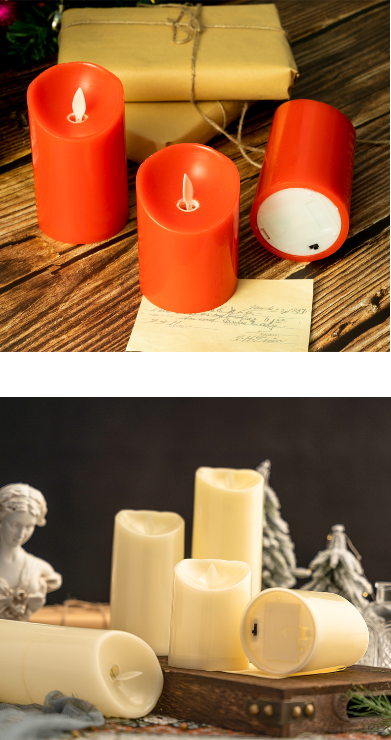 光面电子蜡烛批发