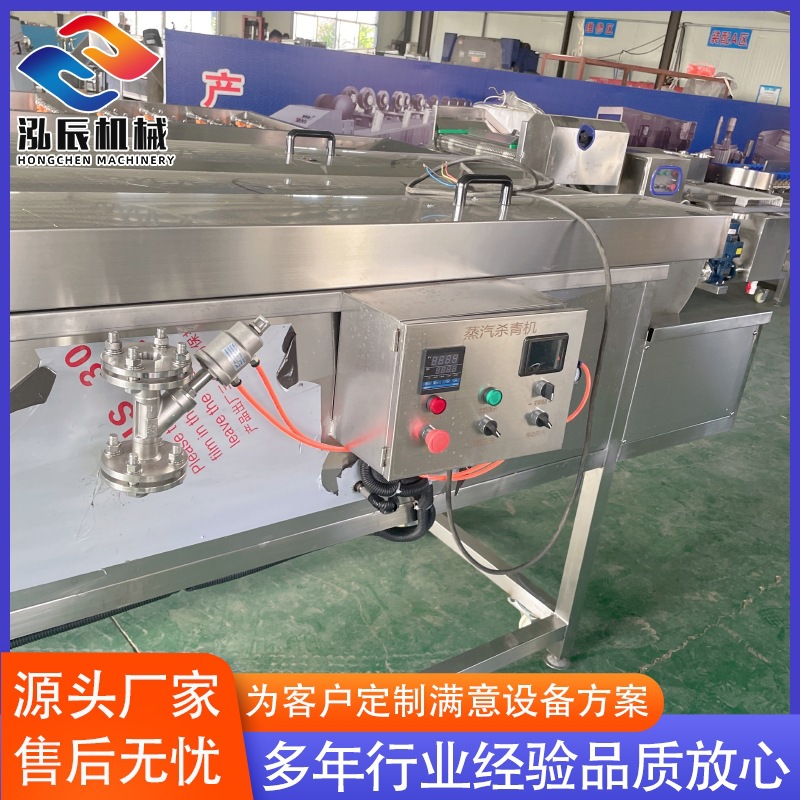 供应桑叶蒸汽杀青机 玉米鱿鱼漂烫杀青机 青豆山药干蒸蒸煮机