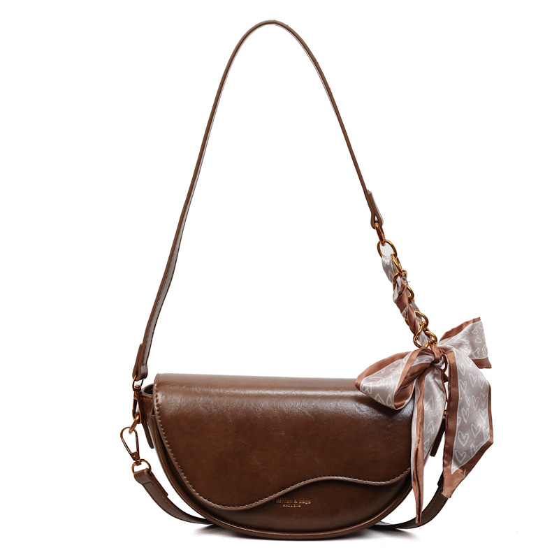 Transfronterizos de alto nivel bolso de braza para mujeres 2025 invierno nuevo tipo de mochila de viaje simple bolsa de hombro temperamento silla de montar