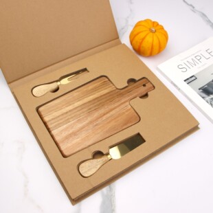 Cross Border Stainless Steel Cheese Knife Book Box Kitchen Baking Knife Household Butter Cheese Knife Pizza Knife