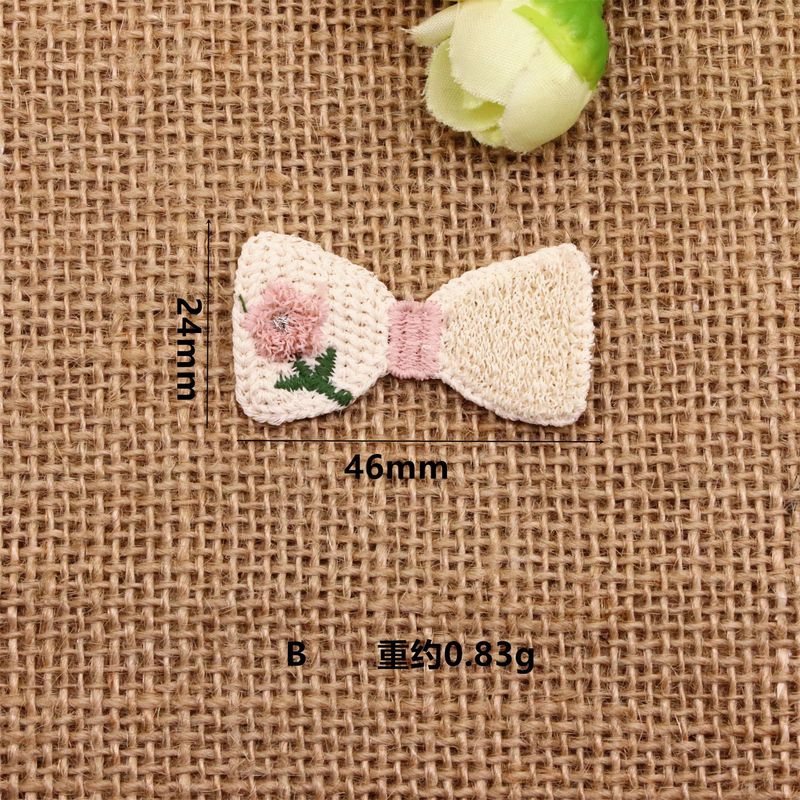 漫画ネクタイベアーウサギタオル刺繍布貼りカード刺繍貼り服装補助材料靴帽飾りパッチ布貼り|undefined