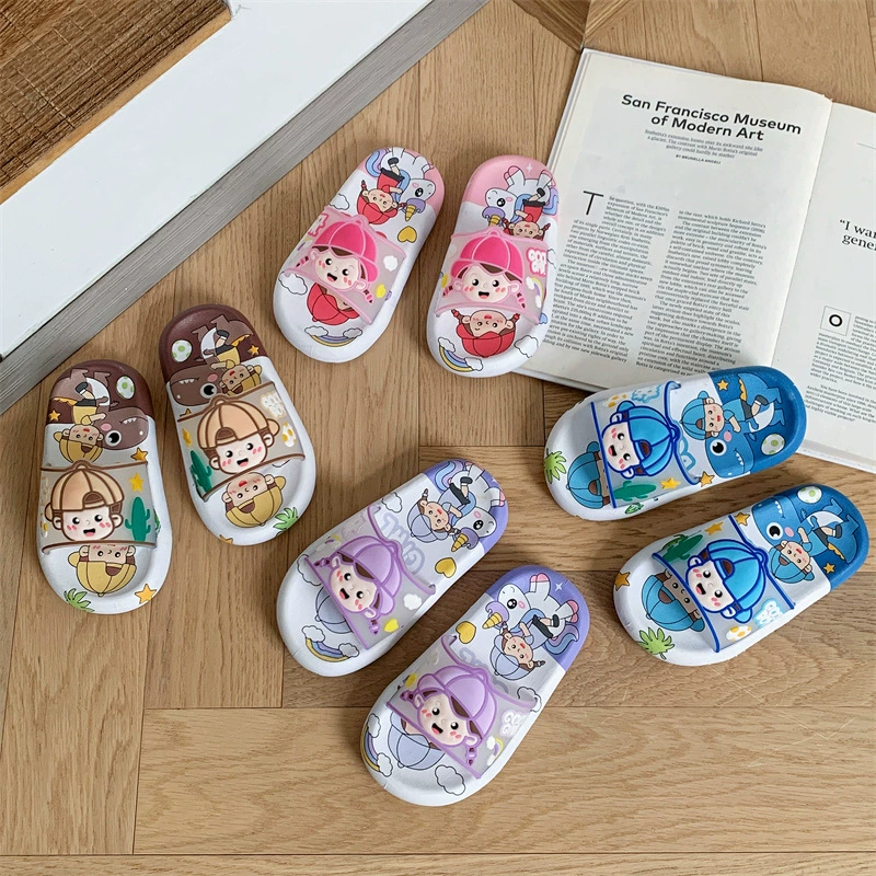 Арбузная шляпа детская мультяшная сандалия, плоская подошва нескользящая пляжная обувь