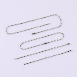 metal iron bead chain packaging chain diy jewelry accessories chain tag chain ball bead chain key chain ball bead chain