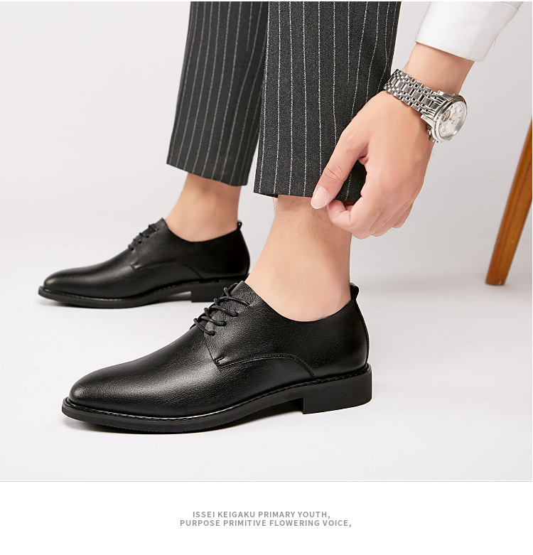 2026 New Spring/Summer Formal Leather With Internal Height Increase, Business Casual Men's Shoes, Youth Comfortable Sole_vogvips.com