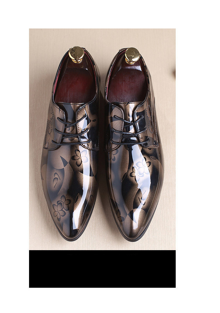 Spitz zulaufende Businessschuhe Freizeitschuhe für Herren_voghion.com