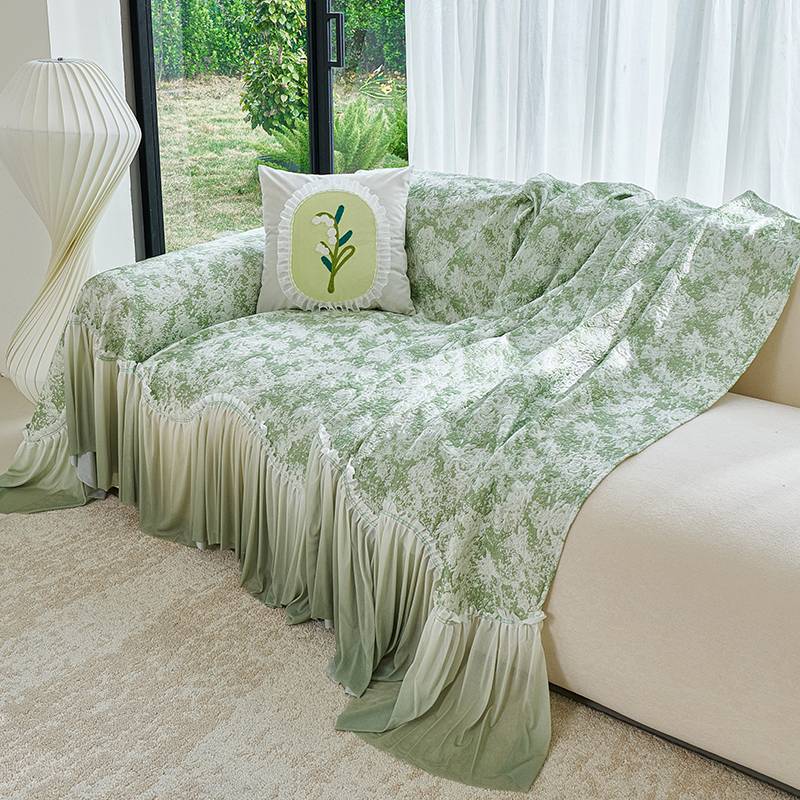 High-end Non-slip Sofa Cover Cool Refreshing Fabric Full Protection_voghion.com