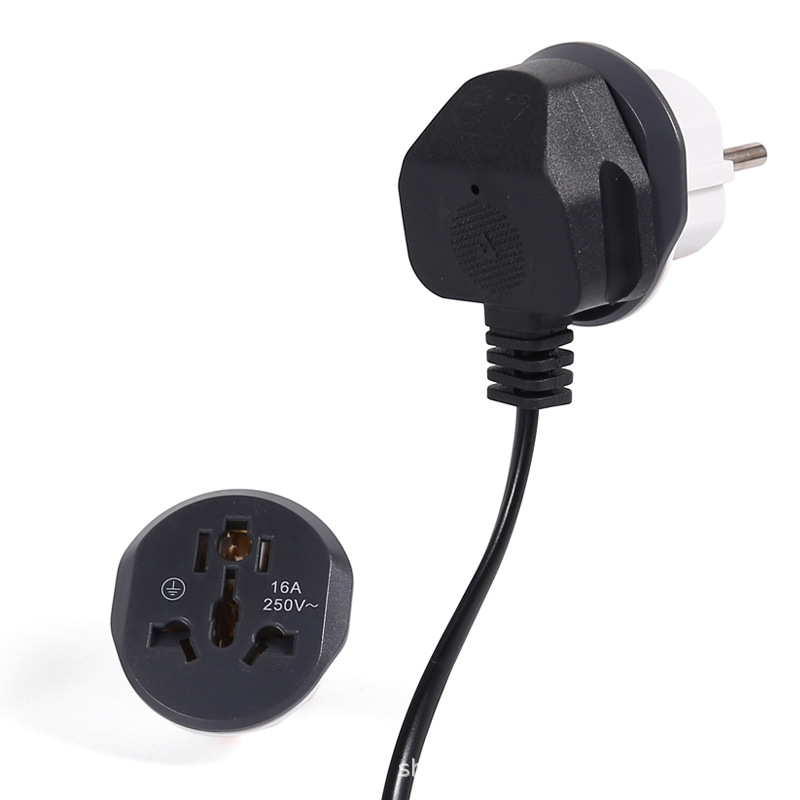 Adaptador de Enchufe Estándar Europeo para Suministro Transfronterizo, Convertidor de Enchufe Estándar Europeo, Enchufe Estándar para Francia, Corea y Rusia