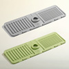 Two-piece set [grey + green] foldable and standable + drains water without accumulating