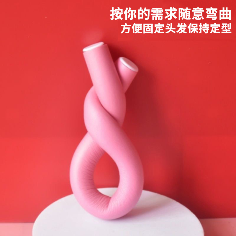 Perezoso dormir rodillo de cabello de ondas grandes esponja rodillo de cabello de estilo flojo artefacto no lastimar rodillo de cabello de permación