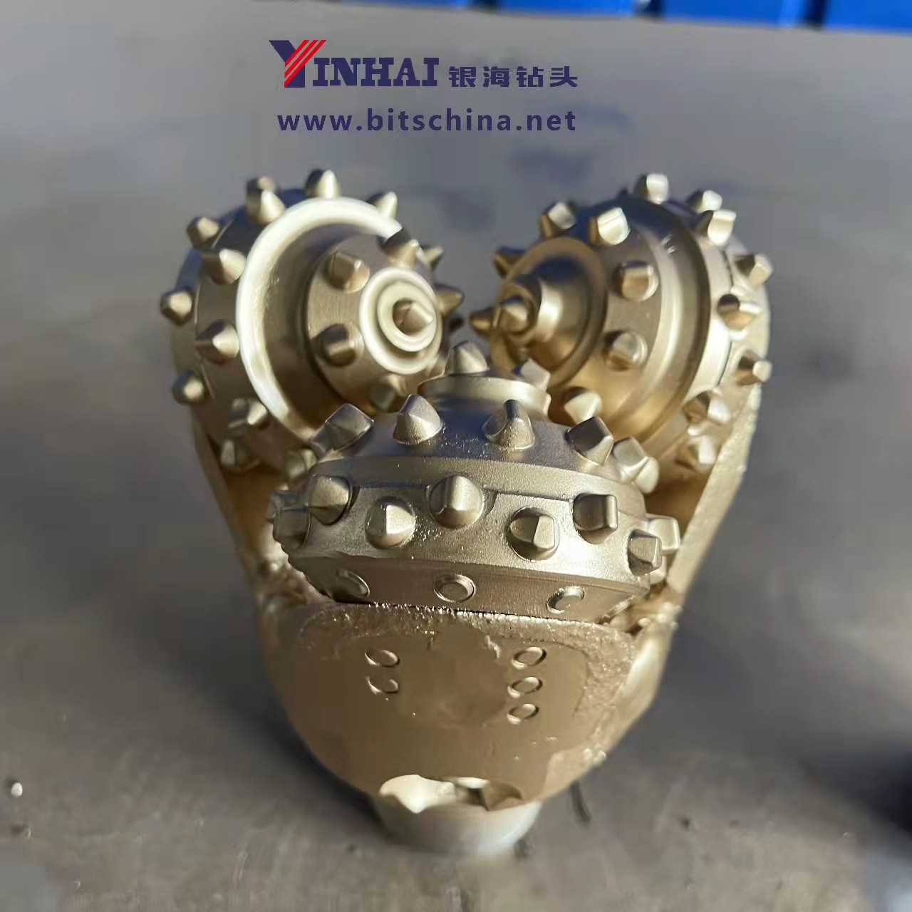 银海钻头厂家供应地源热泵井 民用吃水井 YHA4 1/2 -517 直齿 勺