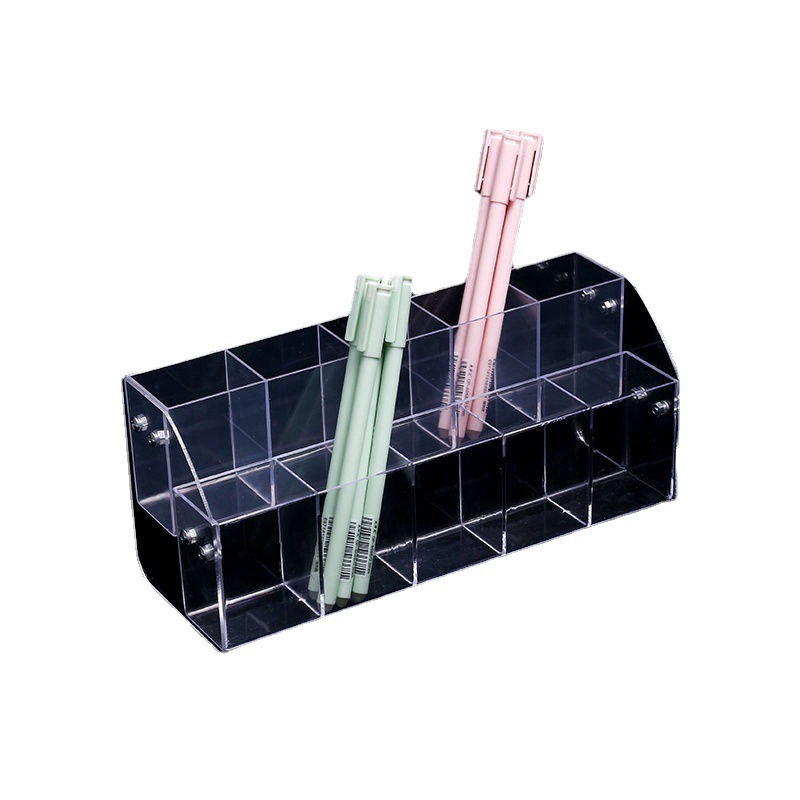 アクリルペンホルダー文具店ペン透明ペンホルダーシンプルな都市ゲルペンボールペンプラスチック収納ボックス卸売|undefined