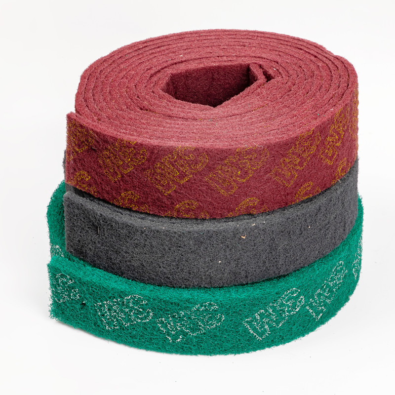 百洁布卷工业百洁布金刚砂不锈钢拉丝布洗碗擦锅绿色百洁布卷厨用