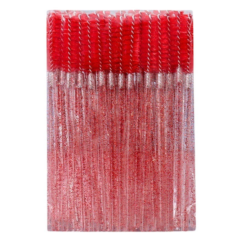 New Crystal Rod eyelash comb eye eyelash brush solid spiral eyebrow brush eyelash comb makeup tool eyelash small brush